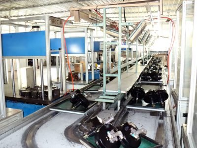 Power booster production line